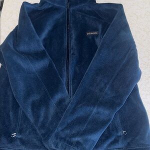 Columbia Navy Full-Zip Fleece Jacket